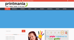 Desktop Screenshot of print-mania.pl