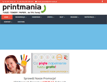 Tablet Screenshot of print-mania.pl